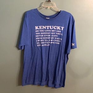Song lyric Kentucky tee